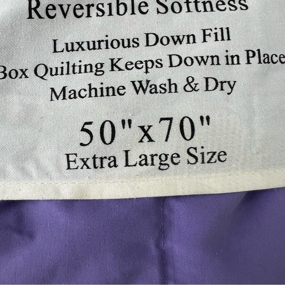 LAURA ASHLEY Luxurious Down Throw - Picture 5 of 5